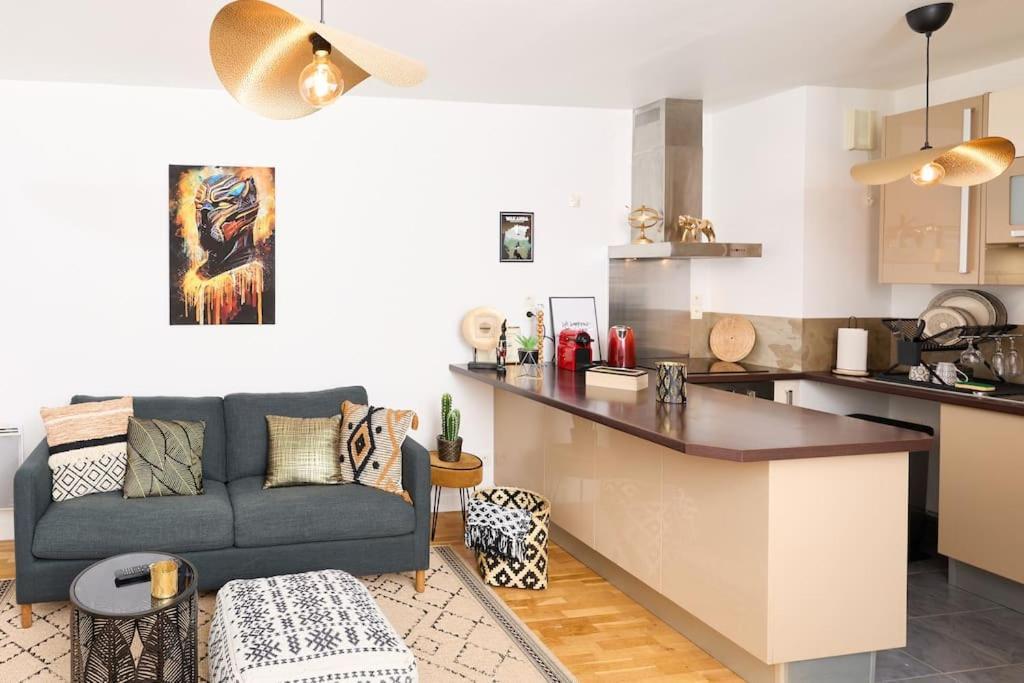 Appartement Wakandais-Proche Disney, Parking & Wifi Montévrain Zewnętrze zdjęcie